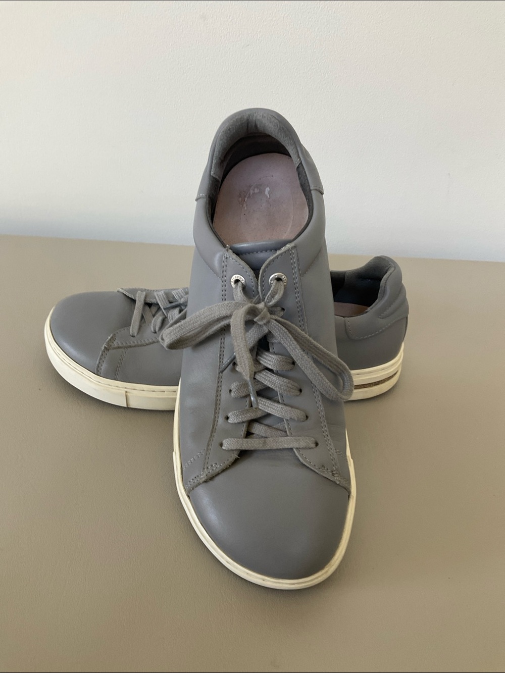 👟 Birkenstocks Grey Women's Sneakers 👟